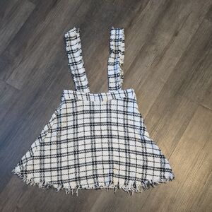 SHEIN Black and White Textured Garment